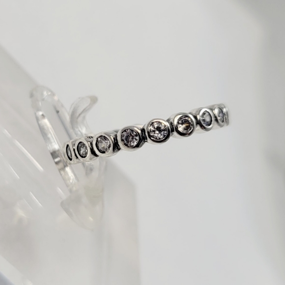 Sterling Silver Eternity Band - Picture 10 of 17